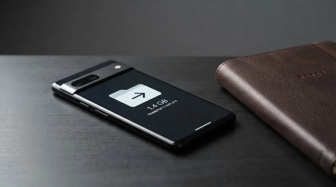 A phone showing a stablecoin transfer screen